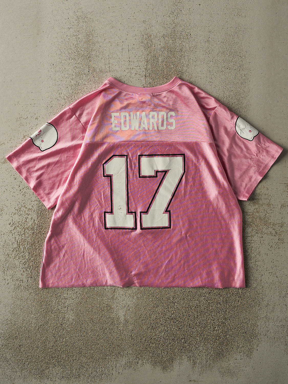 Vintage Y2K Pink Cleveland Browns #17 Braylon Edwards Cropped Football Jersey (S/M)