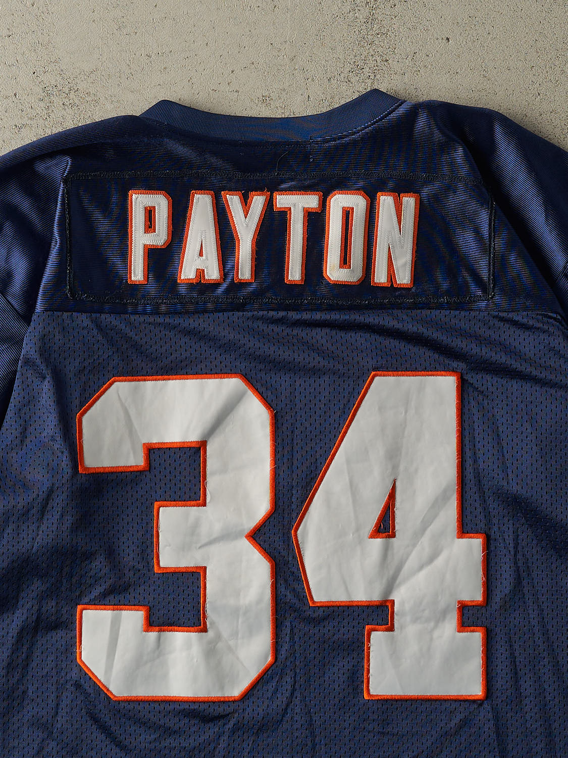 Vintage Y2K Navy Blue Chicago Bears #34 Walter Payton Football Jersey (XXXL)