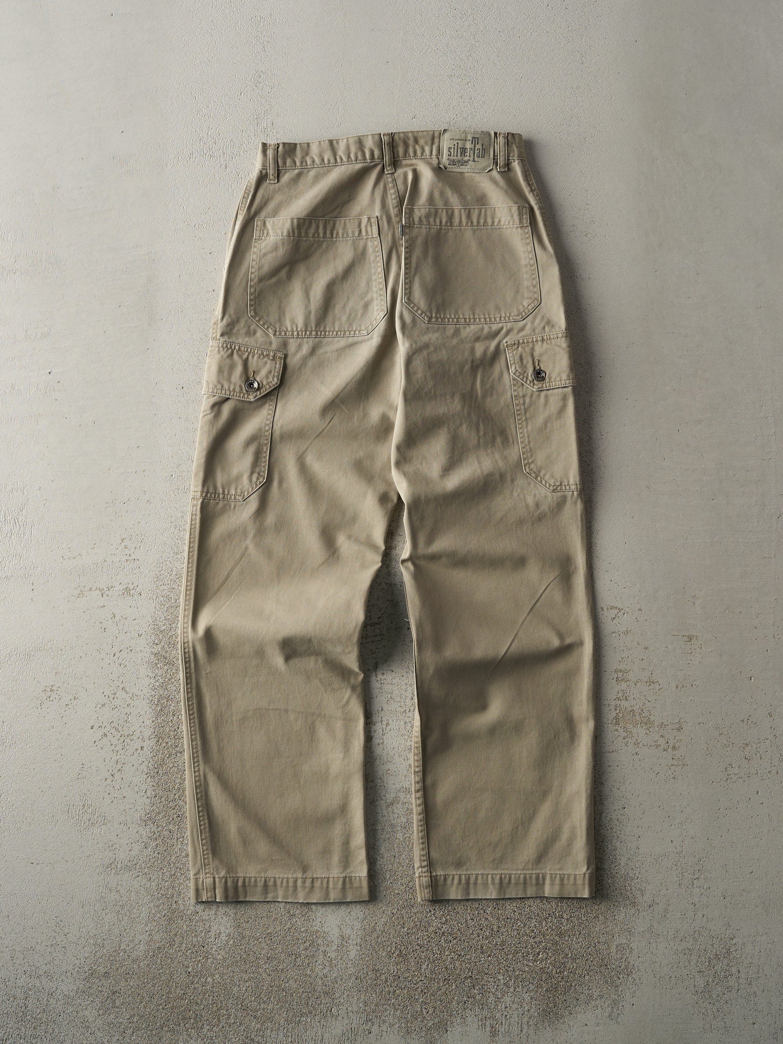 Vintage Y2K Beige Levi's SilverTab Cargo Pants (29x30.5)