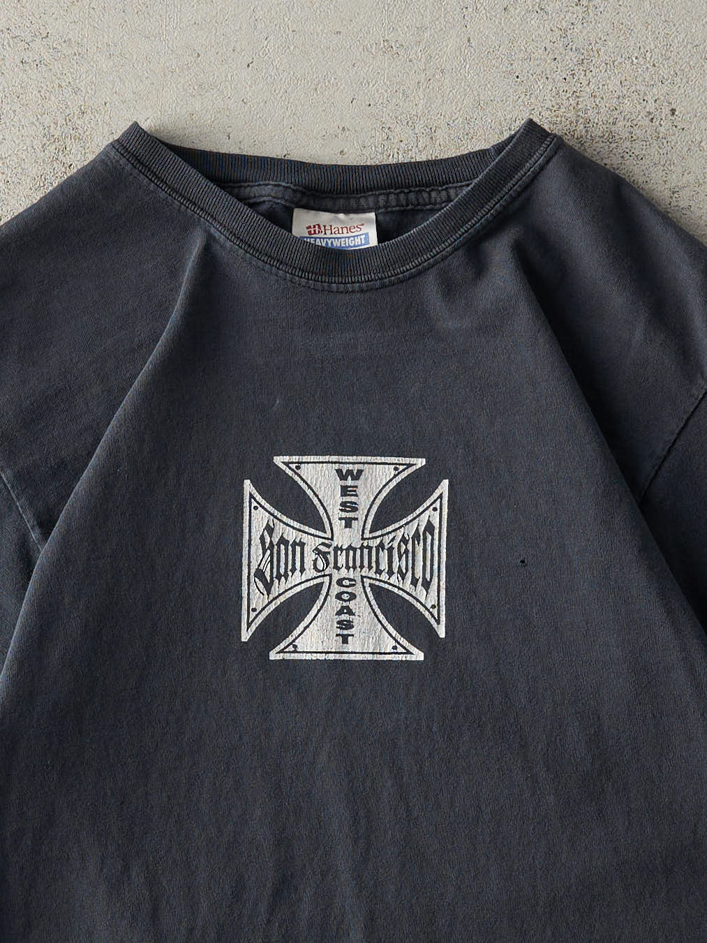 Vintage Y2K Black West Coast San Francisco Tee (XS)