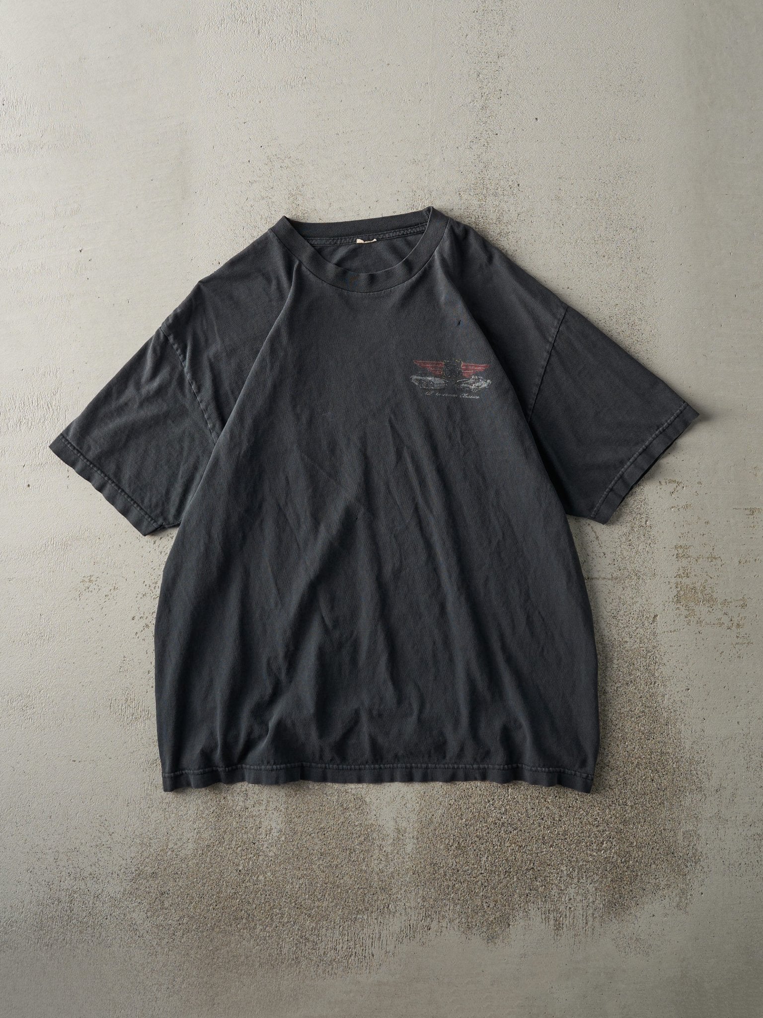 Vintage Y2K Black Route 66 All American Classic Tee (L)