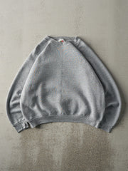 Vintage 90s Heather Grey Blank Boxy Crewneck (L)