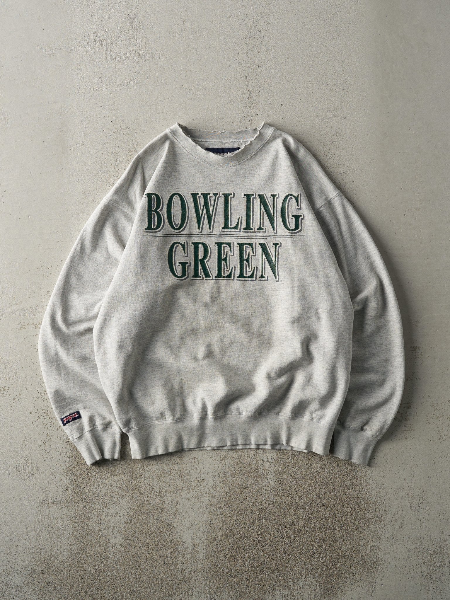 Vintage 90s Heather Grey Bowling Green Crewneck (L)