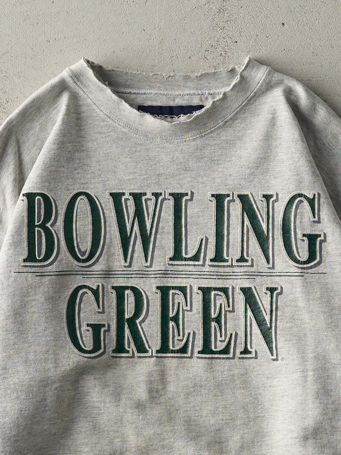 Vintage 90s Heather Grey Bowling Green Crewneck (L)