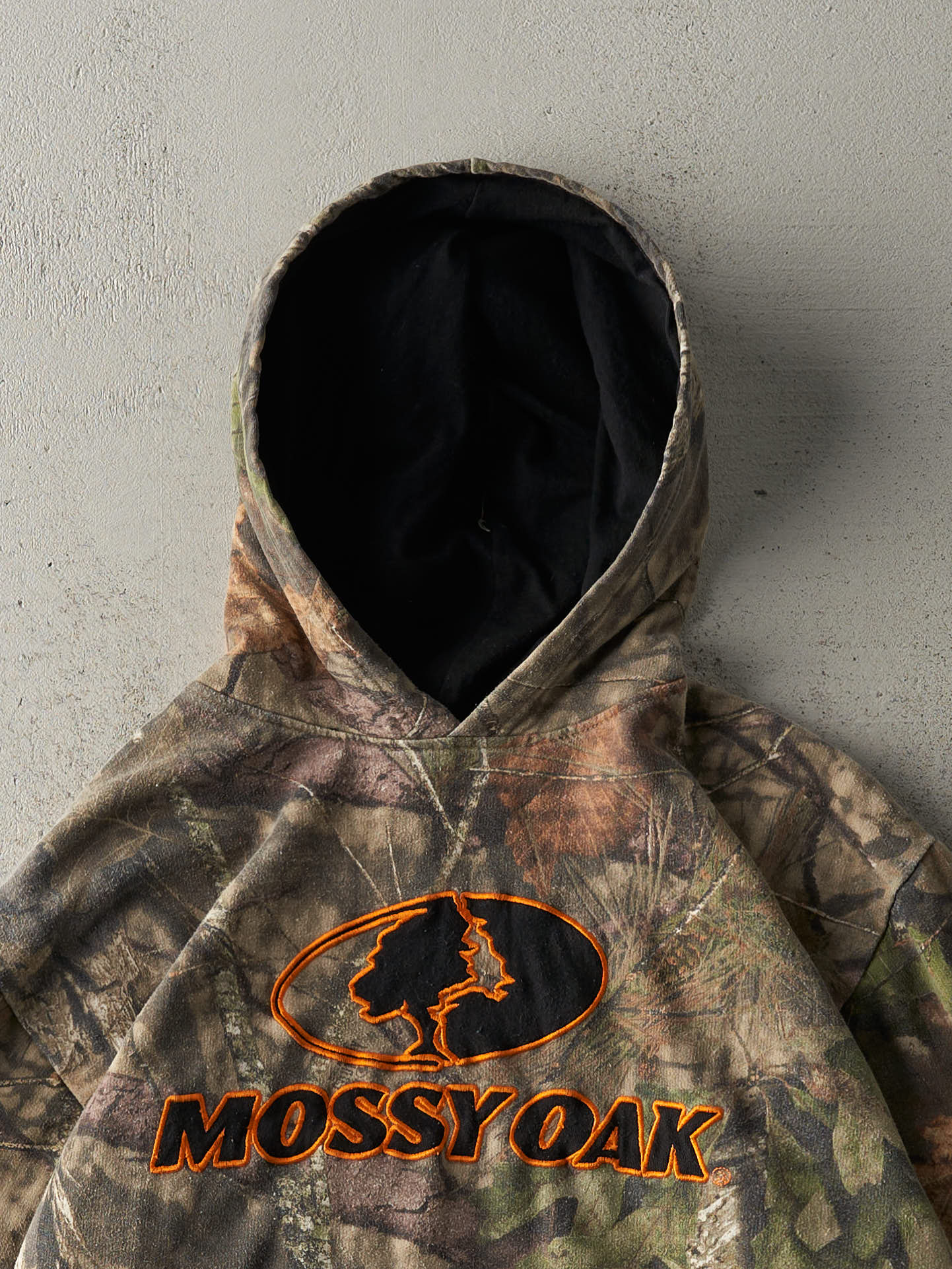 Vintage Y2K Mossy Oak x Break Up Camo Logo Hoodie (M)