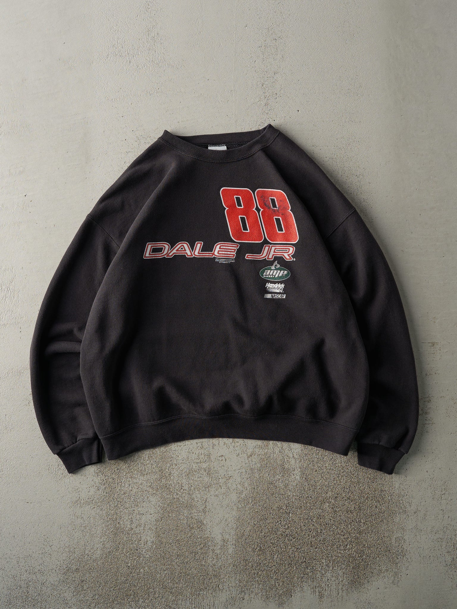 Vintage 08' Black Dale Earnhardt Jr Nascar Crewneck (XL)