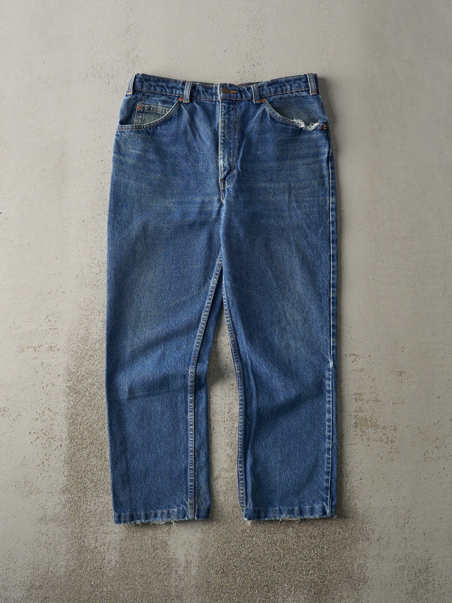 Vintage 80s Mid Wash Levi's Orange Tab 619 Jeans (32x27)