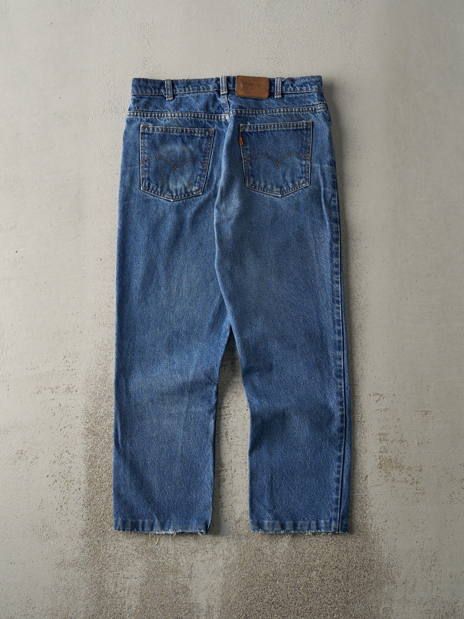 Vintage 80s Mid Wash Levi's Orange Tab 619 Jeans (32x27)