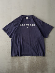 Vintage Y2K Navy Blue Nike Las Vegas Tee (L)