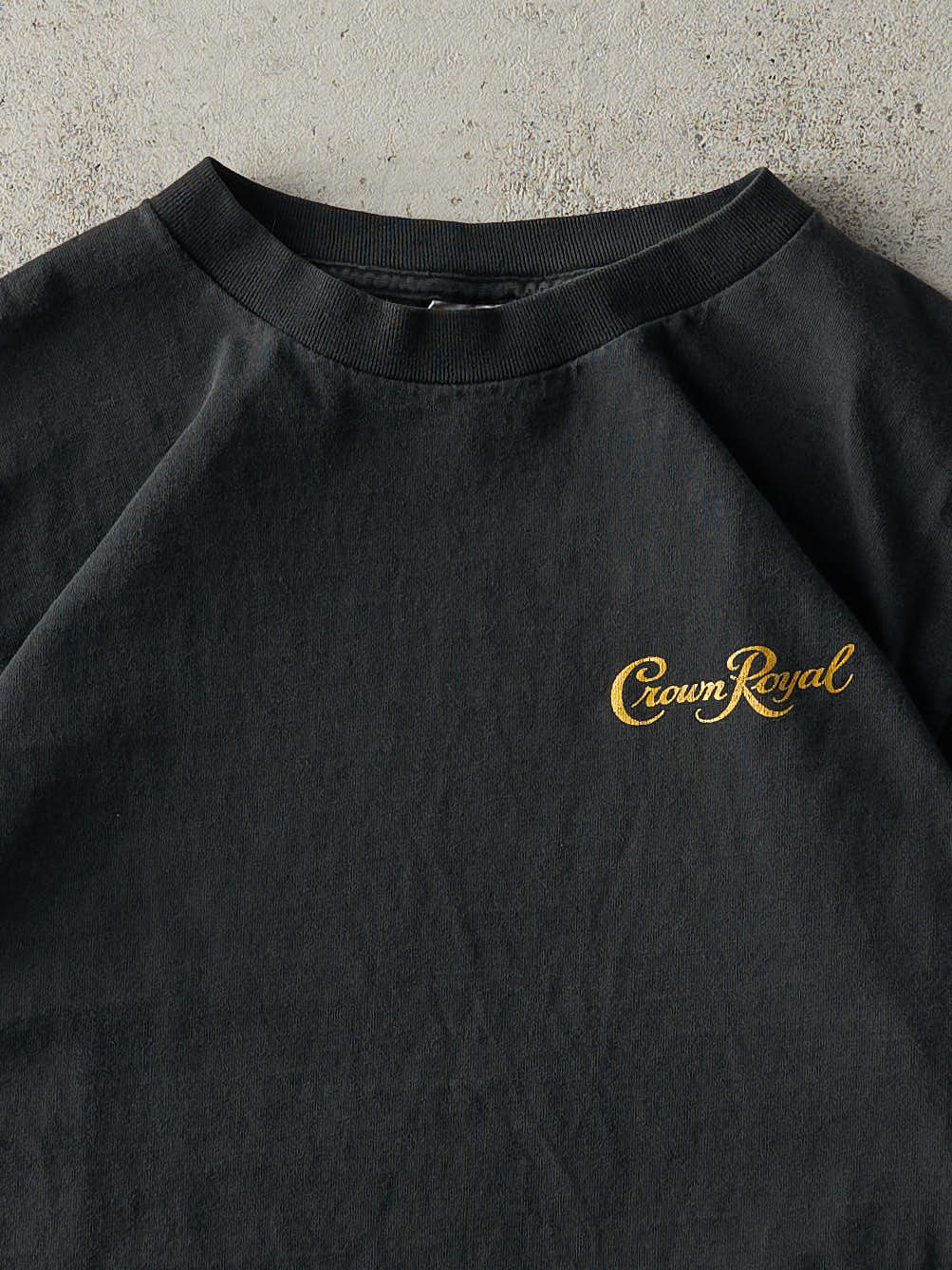 Vintage 90s Black Crown Royal Tee (M)