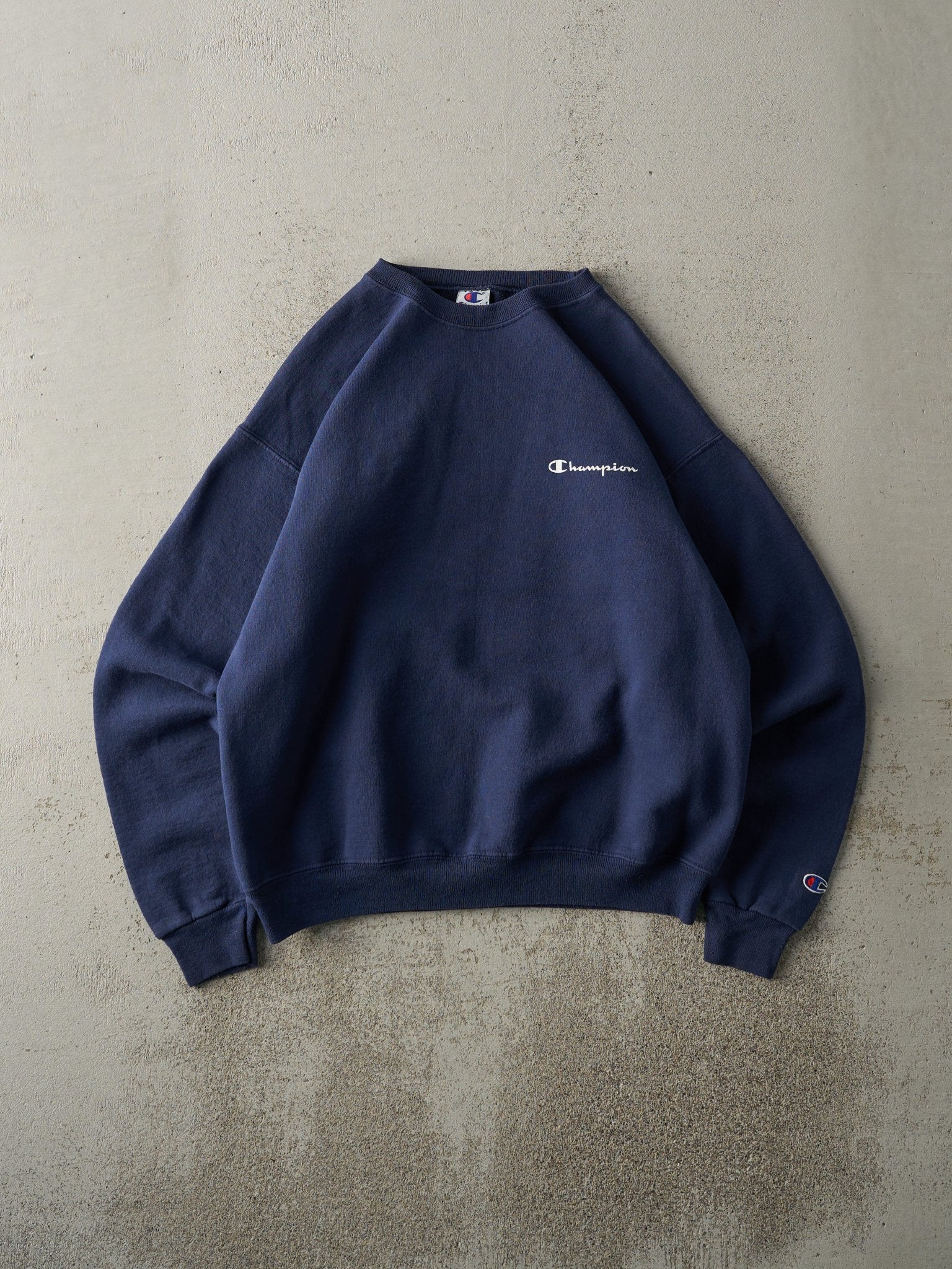 Vintage 90s Navy Blue Champions Crewneck (M)