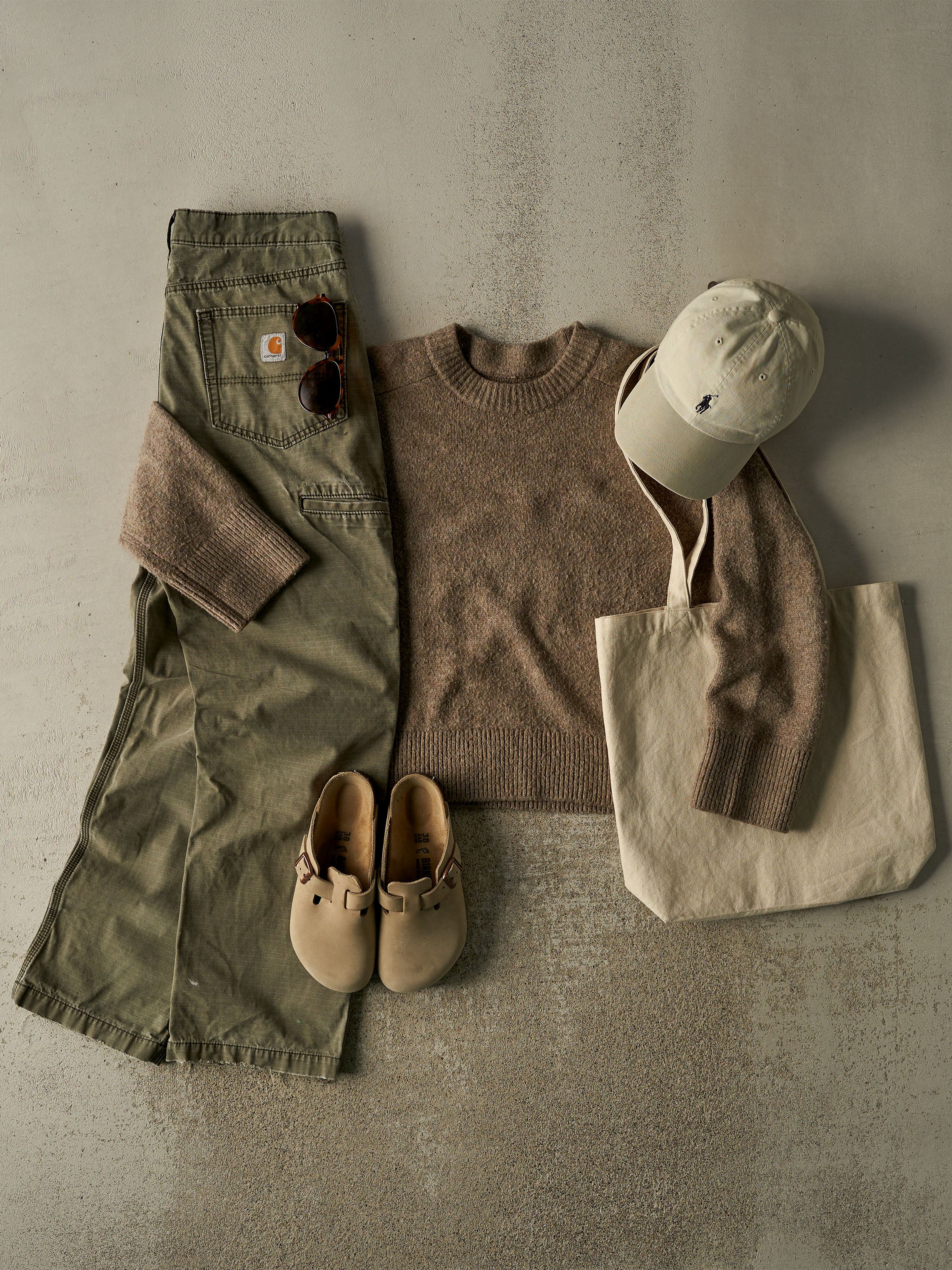 Vintage Y2K Green Carhartt Work Pants (32x30.5)