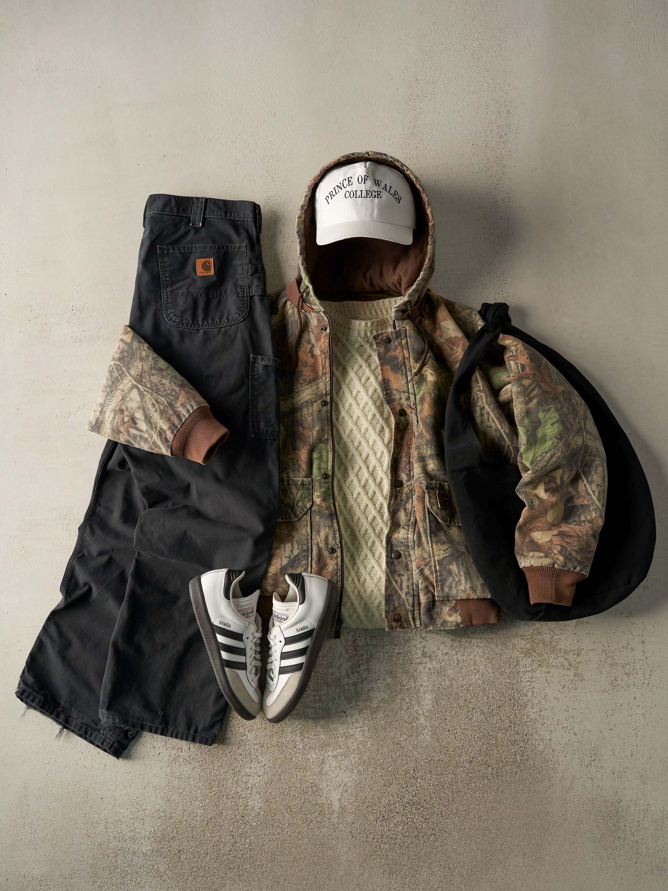 Vintage Y2K Camo Duxbak x Advantage Camo Jacket (M/L)