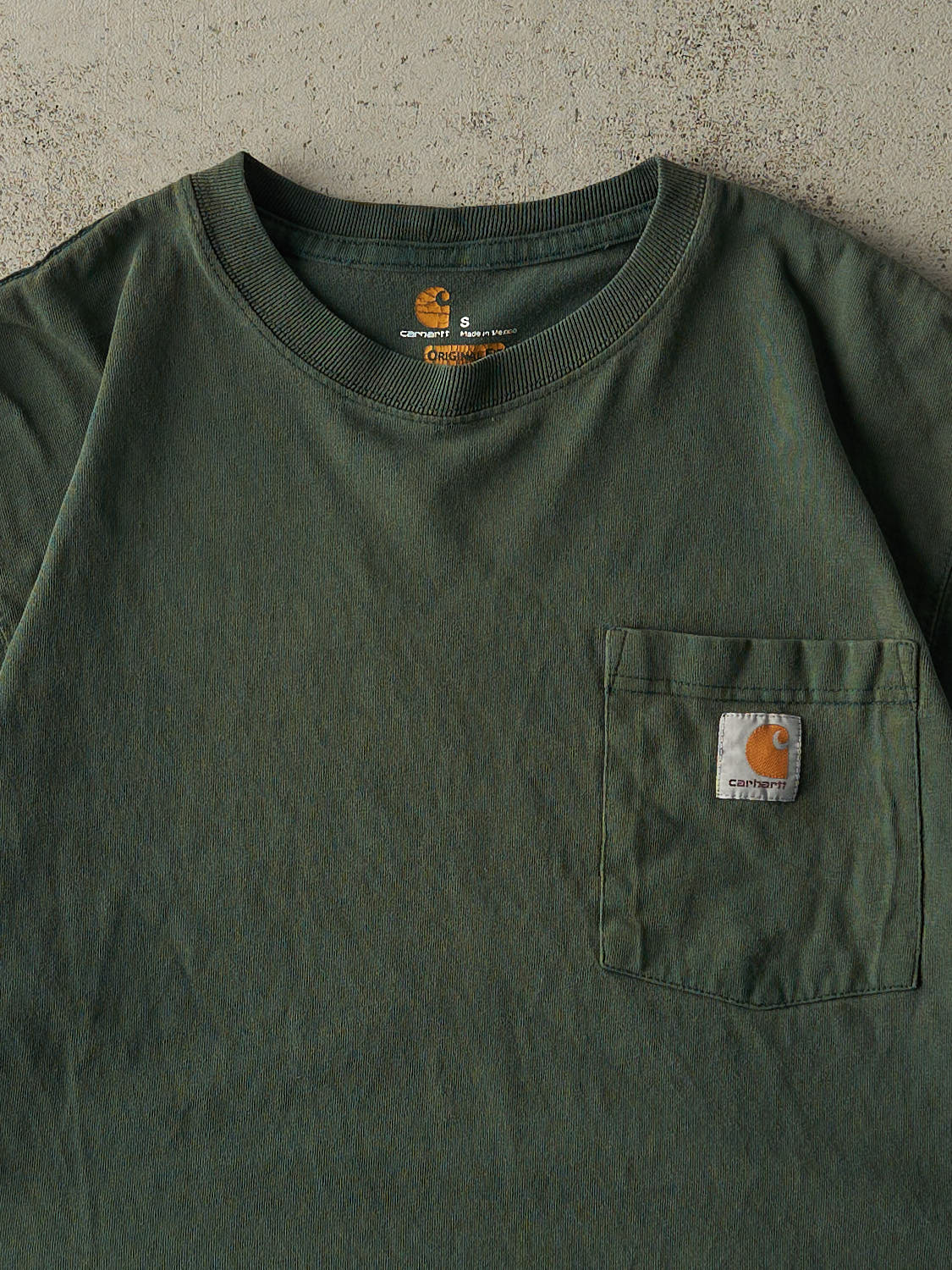 Vintage Y2K Green Carhartt Pocket Tee (M/L)
