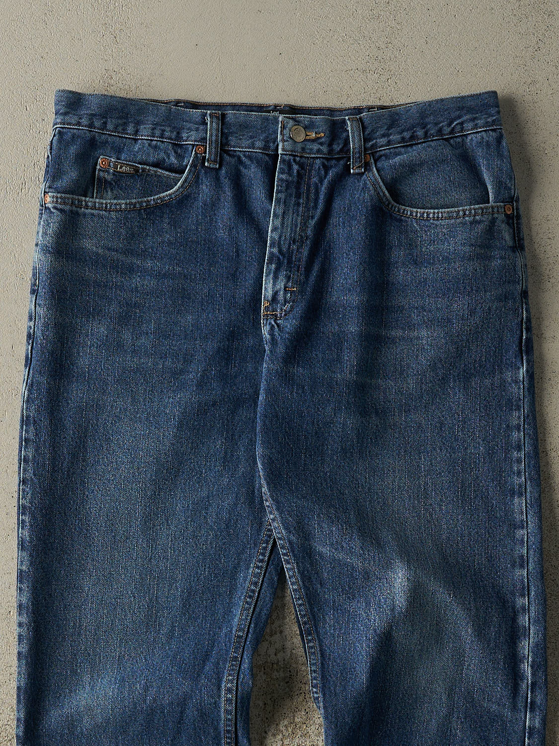 Vintage Y2K Dark Wash Lee Jeans (36x31.5)