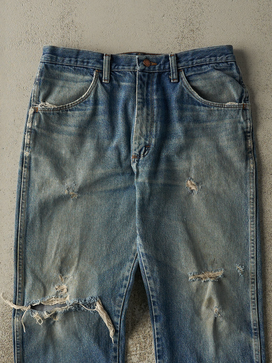 Vintage 90s Mid Wash Rustler Jeans (32x29)