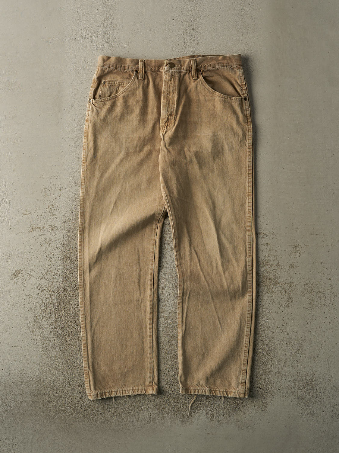 Vintage 90s Beige Wrangler Pants (36x30.5)