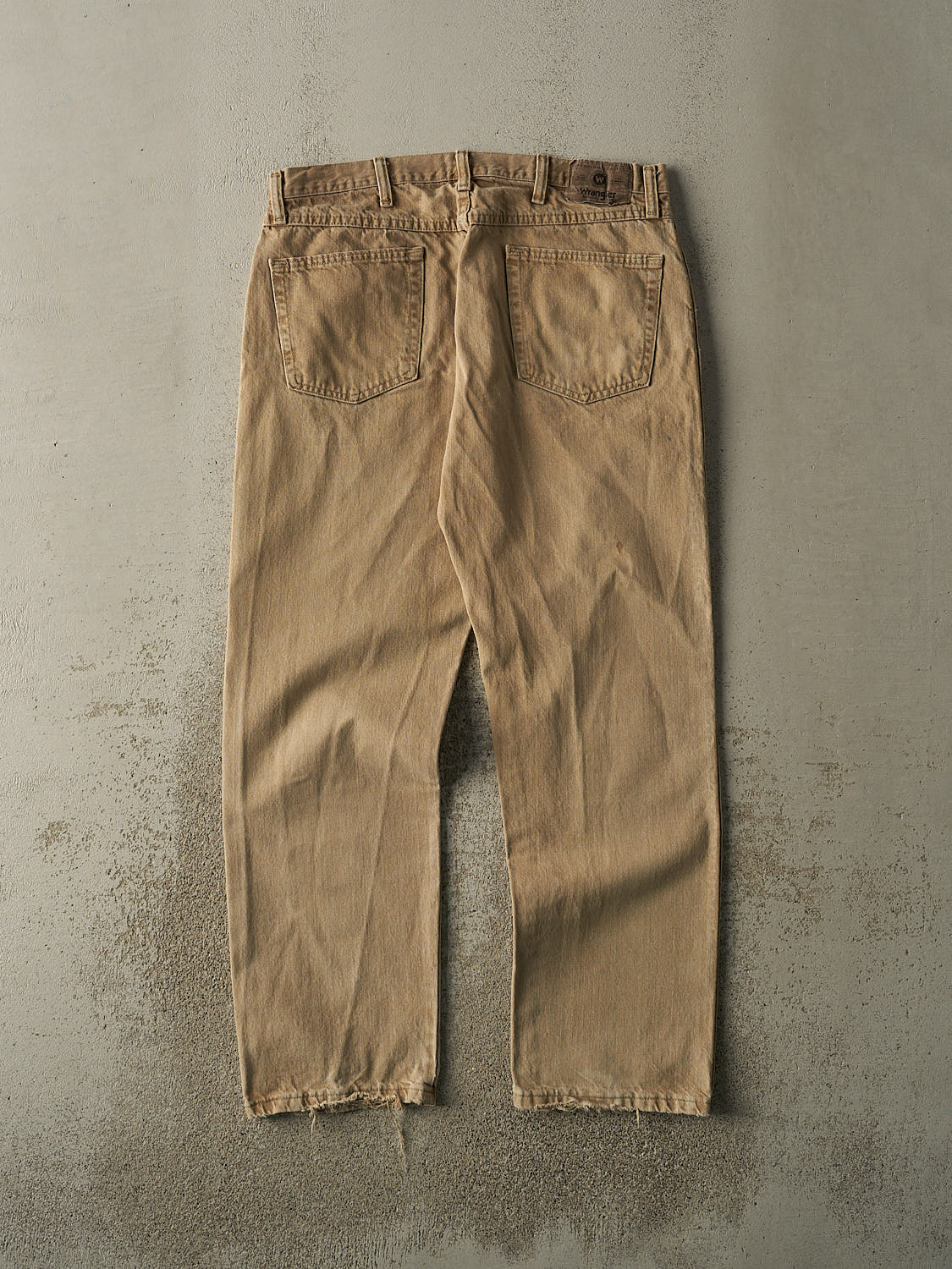 Vintage 90s Beige Wrangler Pants (36x30.5)