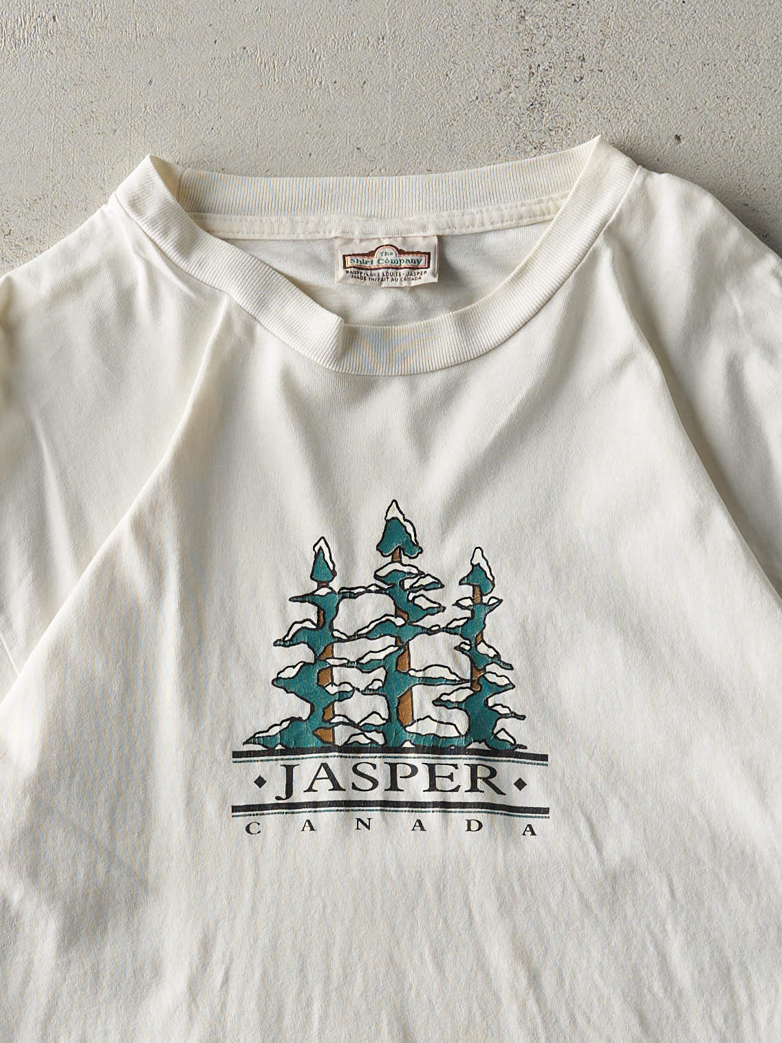 Vintage 90s White Jasper Canada Tee (M/L)