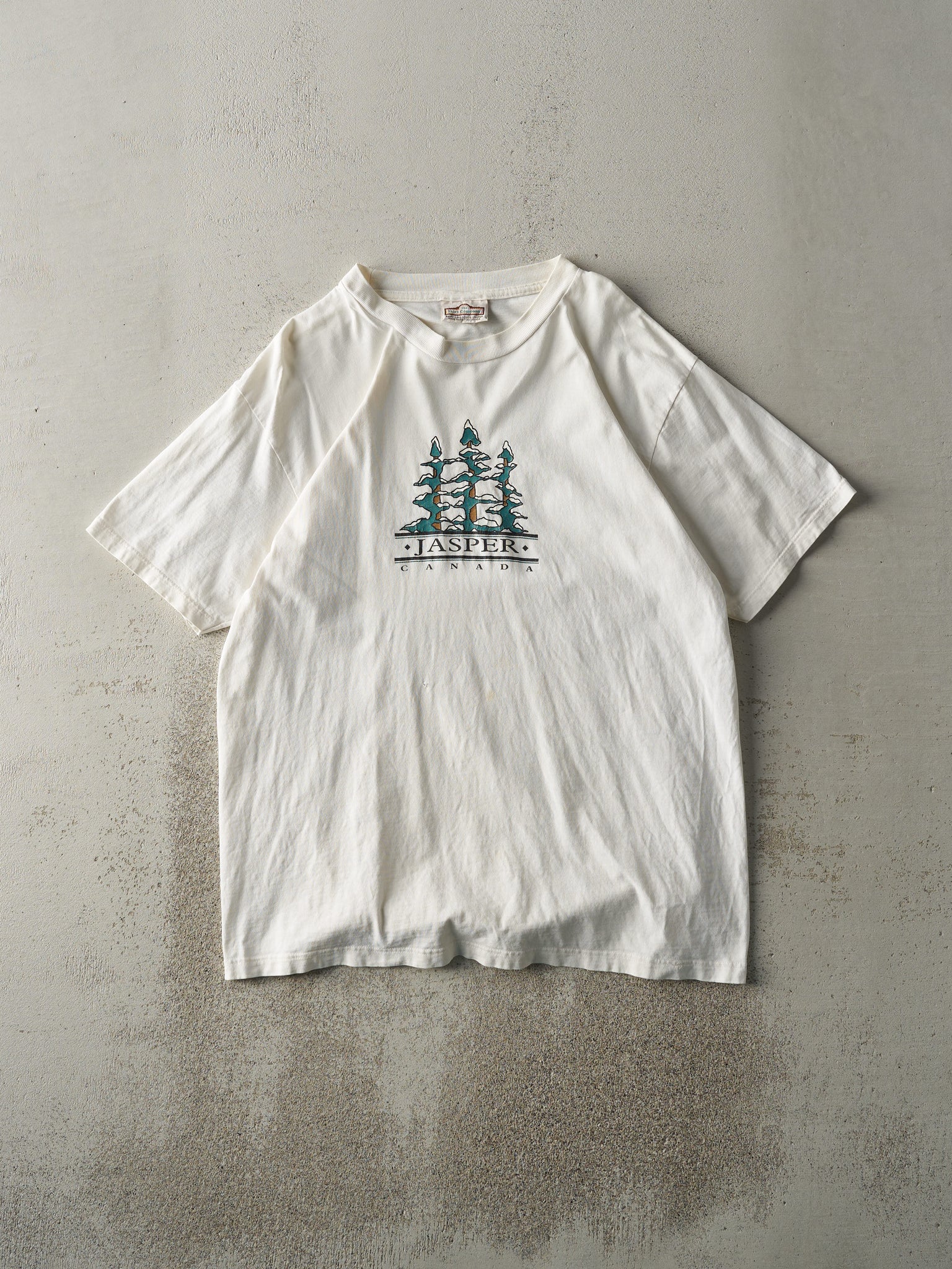 Vintage 90s White Jasper Canada Tee (M/L)