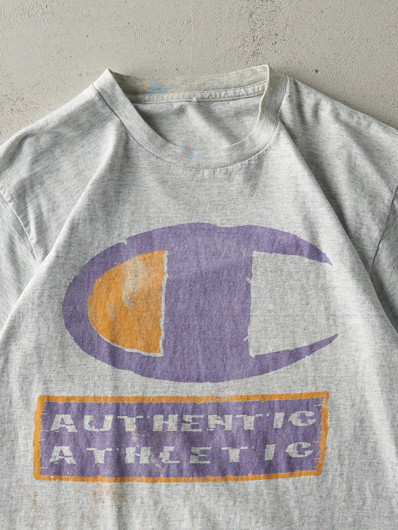 Vintage 90s Heather Grey Champion Tee (M/L)