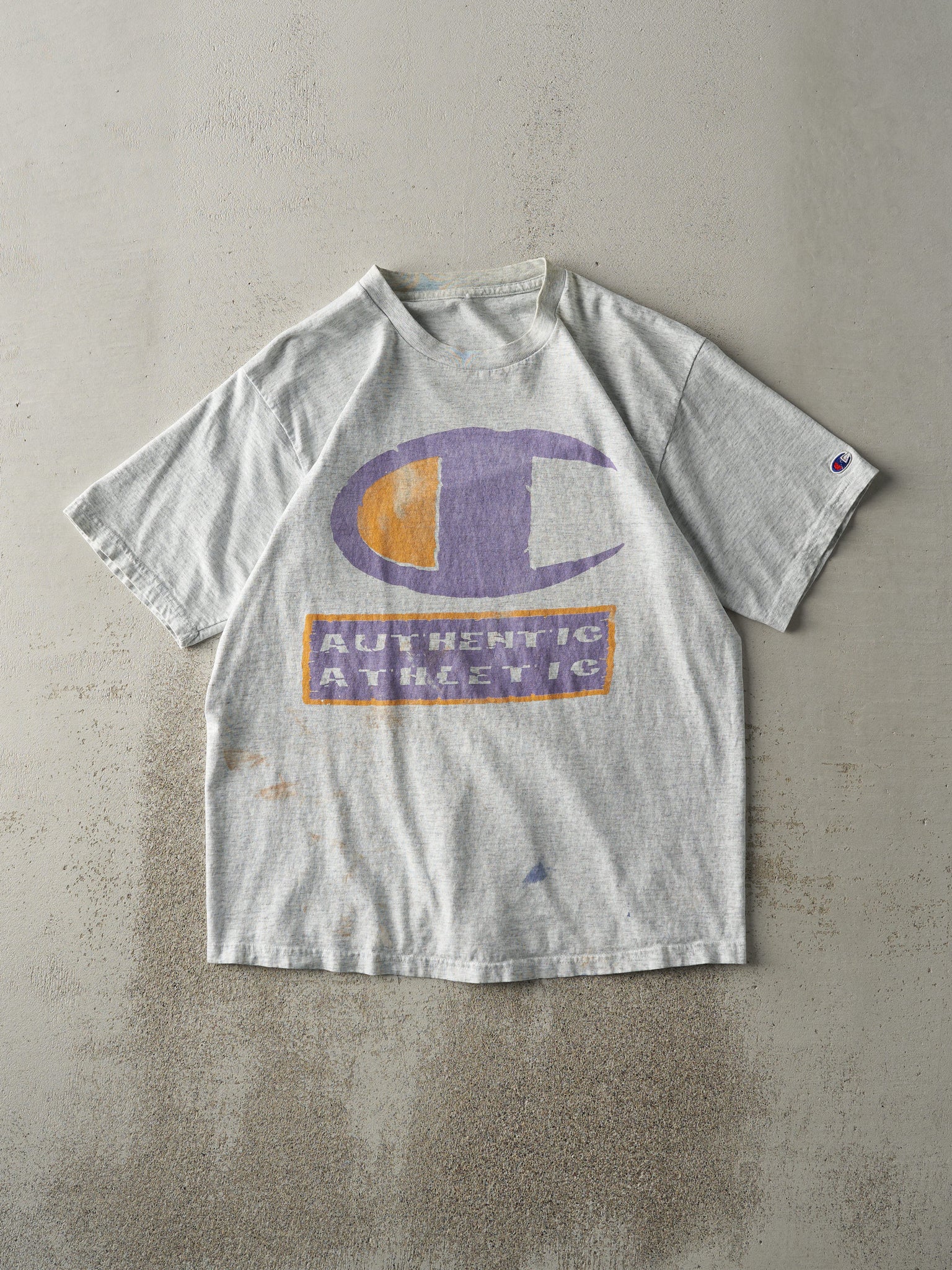 Vintage 90s Heather Grey Champion Tee (M/L)