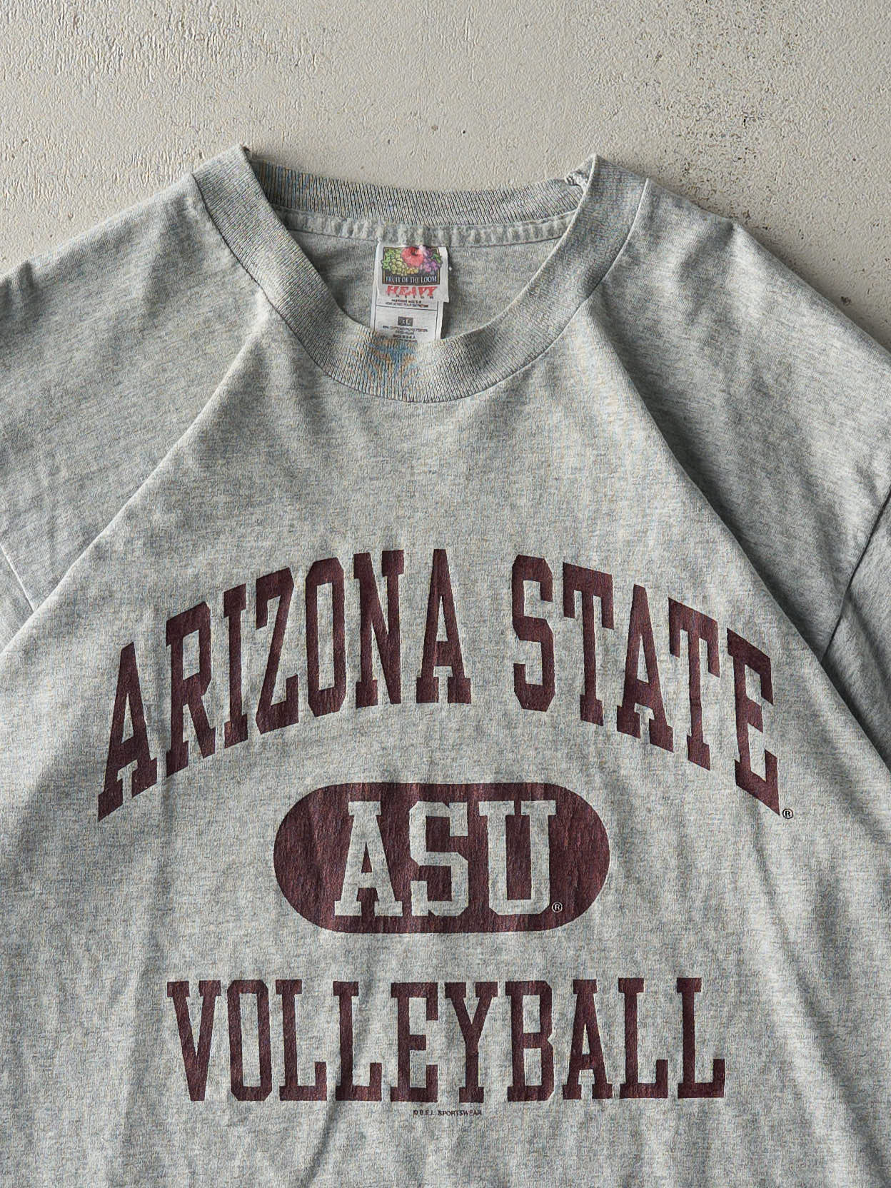 Vintage 90s Grey Arizona State Volleyball Single Stitch Tee (M)