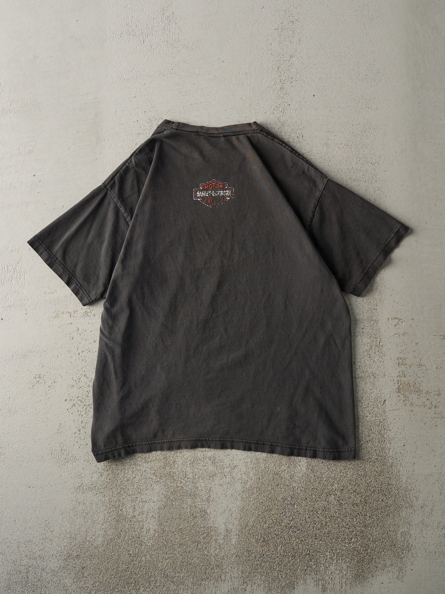 Vintage Y2K Faded Black Harley Davidson Live To Ride Tee (M)