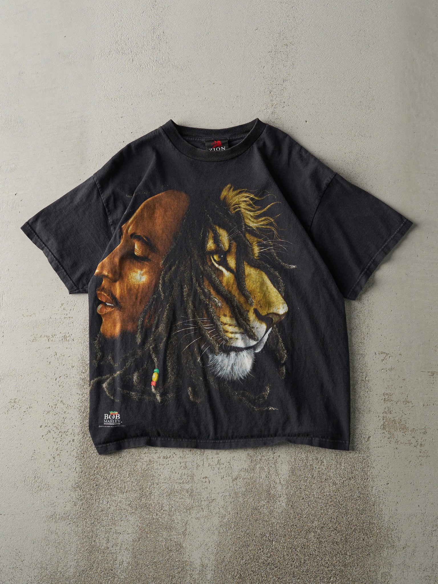 Vintage Y2K Black Bob Marley Tee (M)