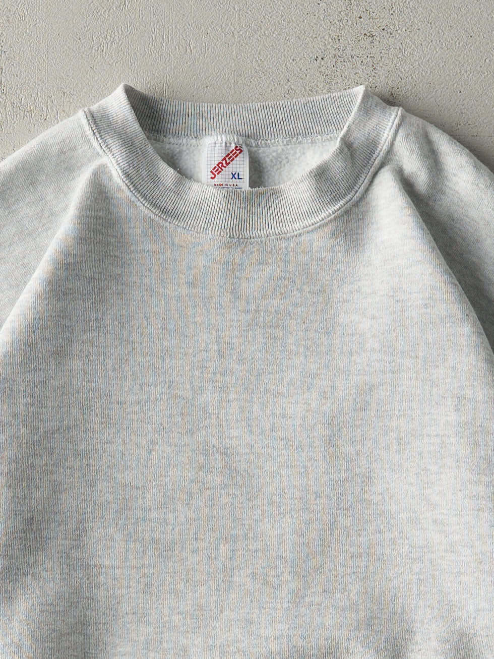 Vintage 90s Heather Grey Blank Crewneck (L)