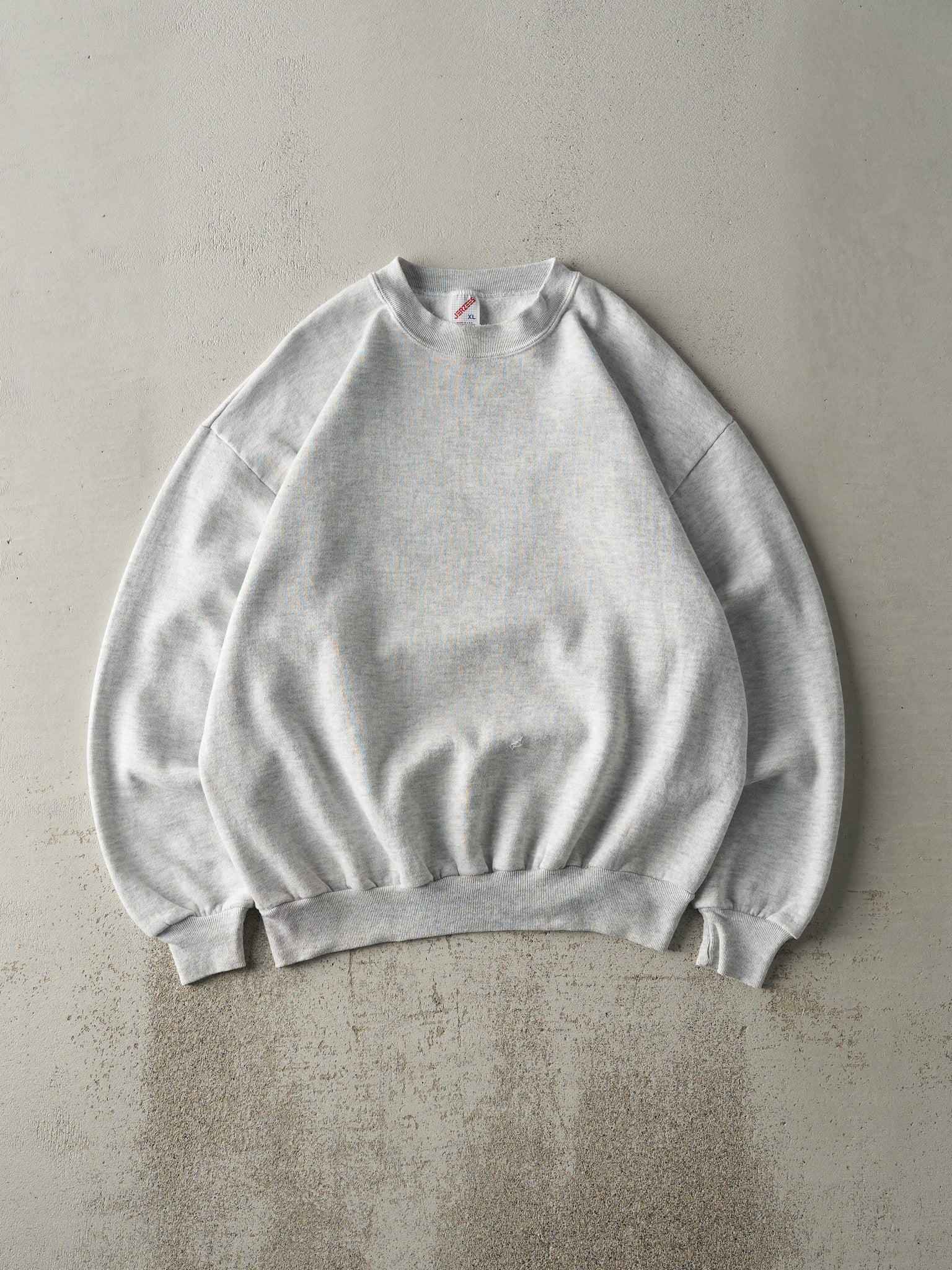 Vintage 90s Heather Grey Blank Crewneck (L)