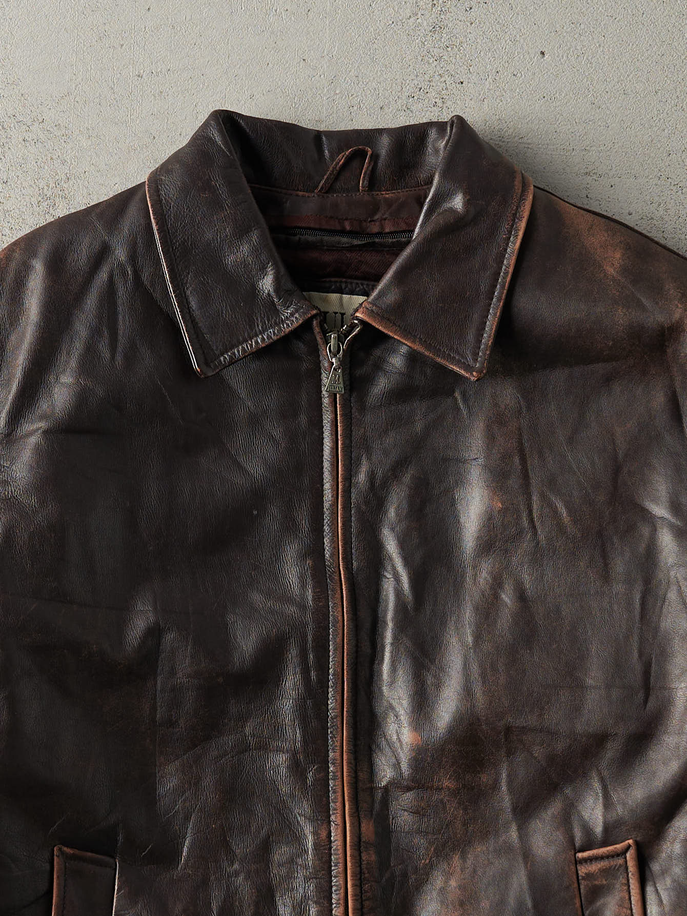 Vintage Y2K Brown Wilsons Leather Jacket (M)