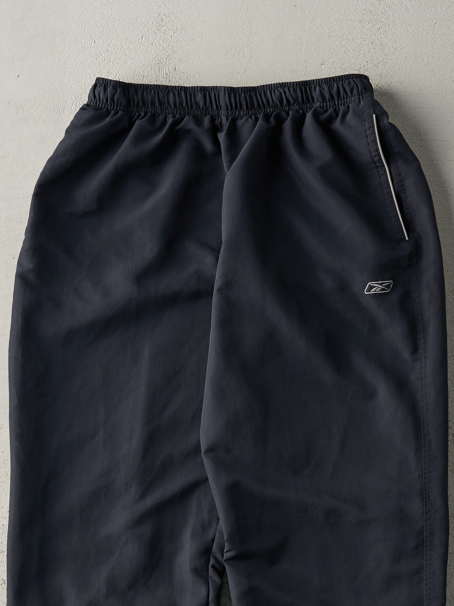 Vintage Y2K Black Reebok Track Pants (29x30.5)