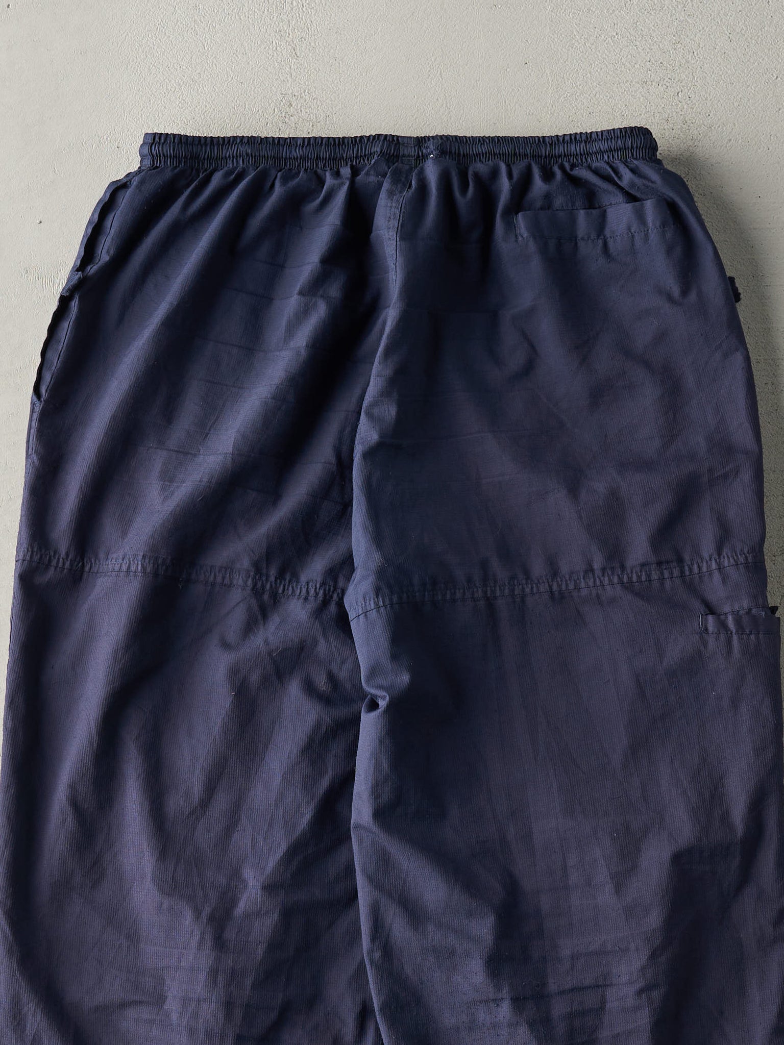 Vintage 90s Navy Blue Embroidered Reebok Track Pants (31x29.5)