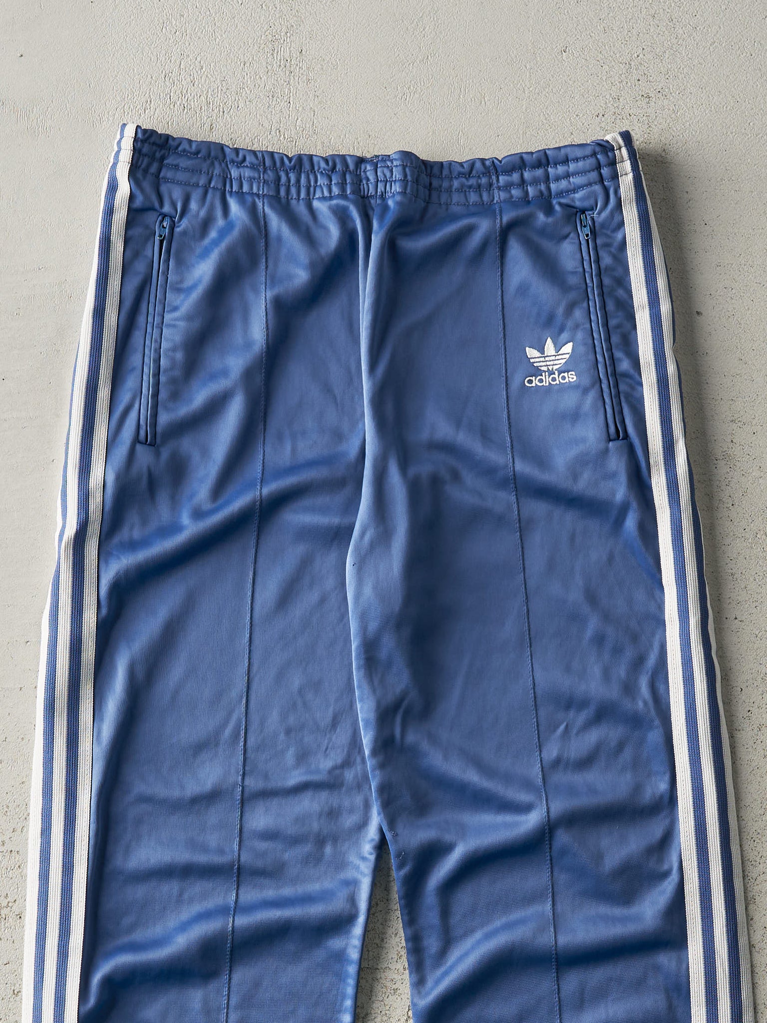 Vintage 90s Slate Blue Adidas Track Pants (32x32)