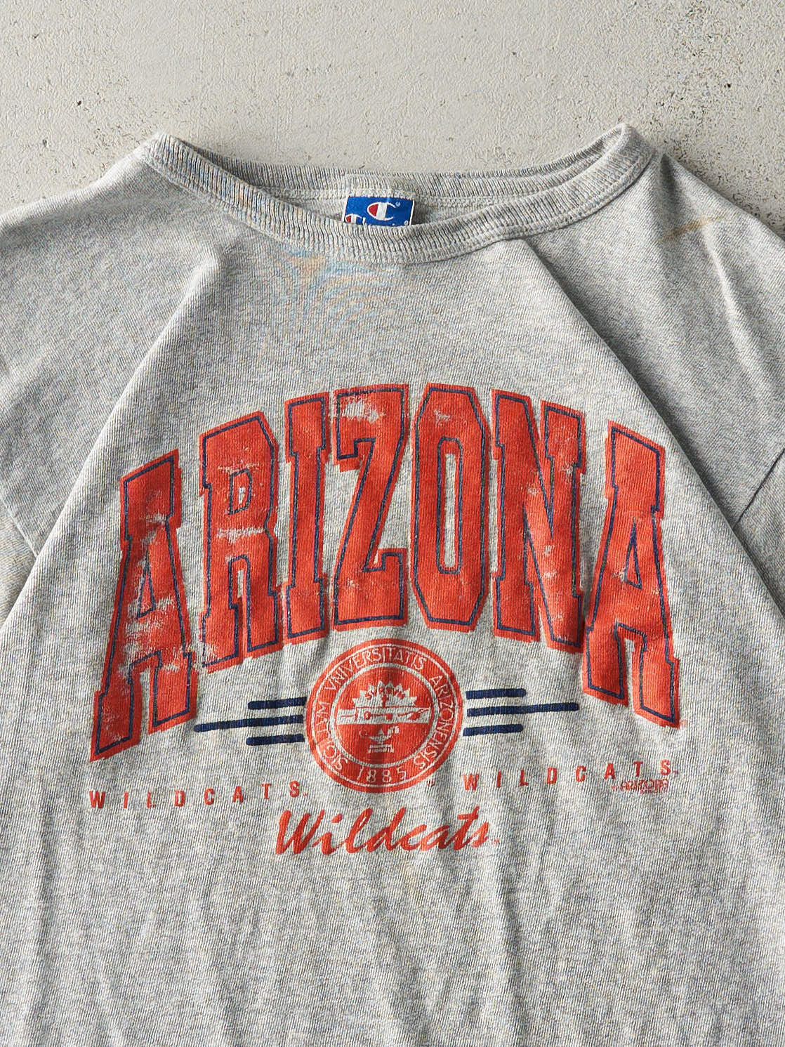 Vintage 90s Grey University of Arizona Wildcats Tee (S)