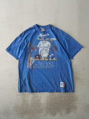 Vintage 92' Blue Embroidered Toronto Blue Jays Single Stitch Tee (L/XL)