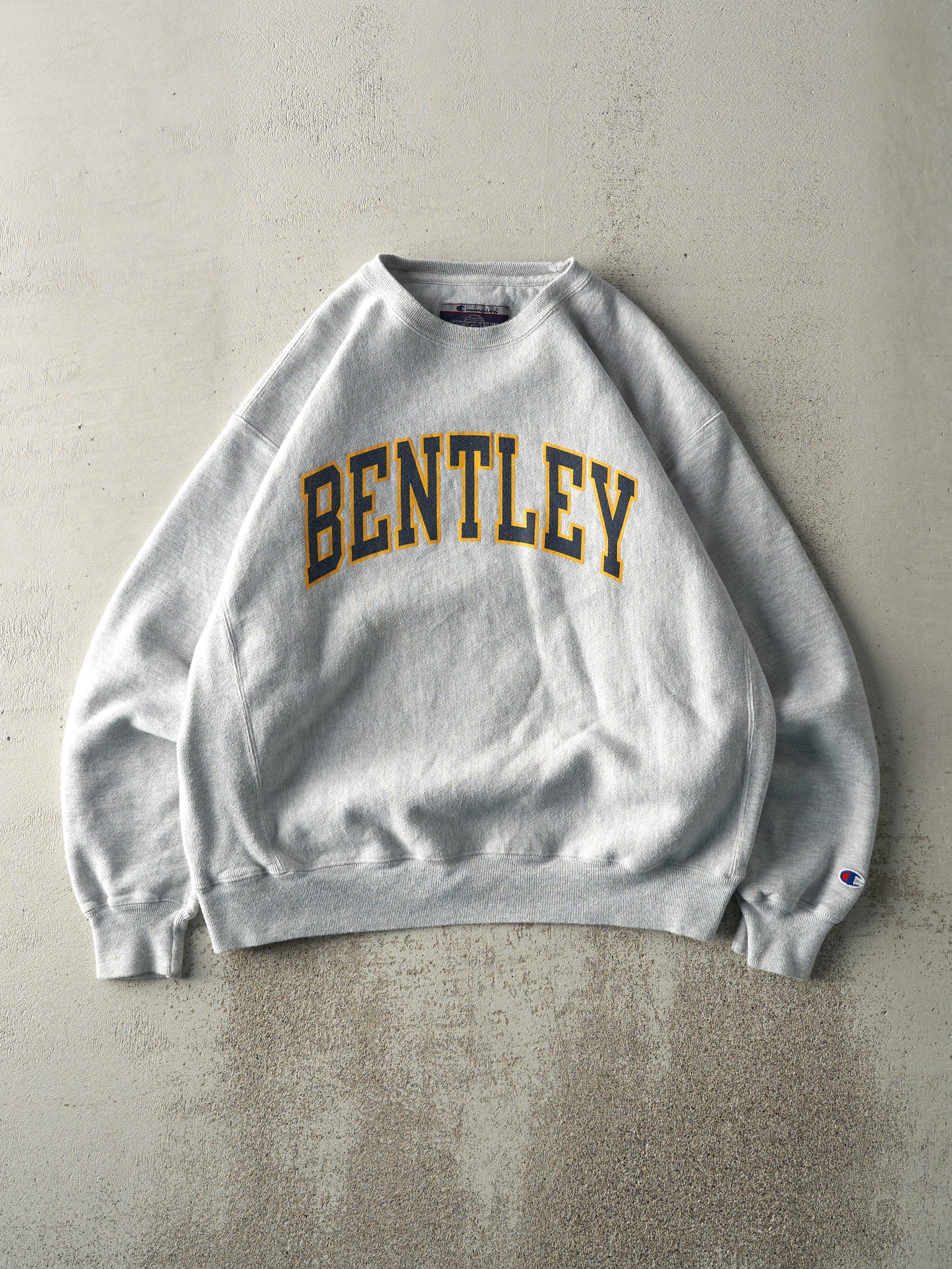 Vintage Y2K Grey Bentley Champion Reverse Weave Crewneck (L)