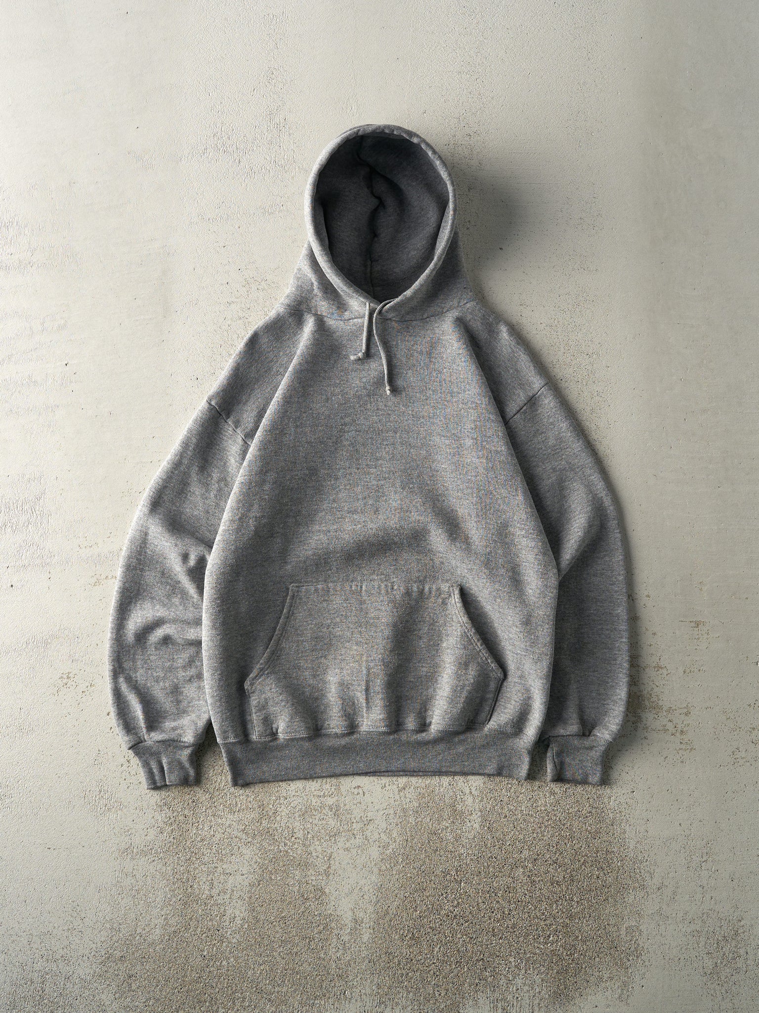 Vintage 90s Grey Blank Hoodie (M)