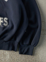 Vintage 90s Navy Blue Toronto Maple Leafs Boxy Crewneck (L)