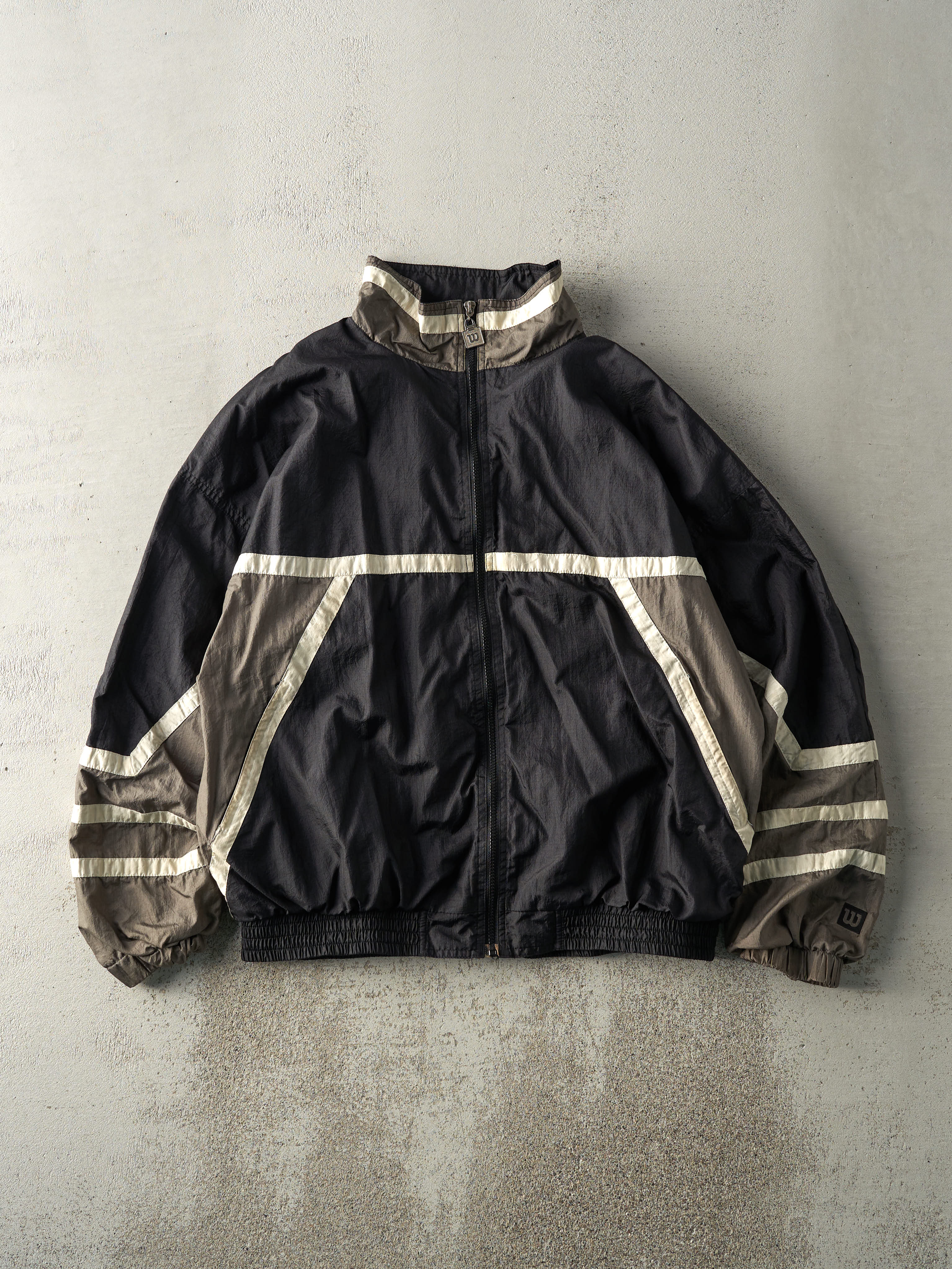 Vintage 90s Wilson Windbreaker Jacket (L) – Rebalance Vintage