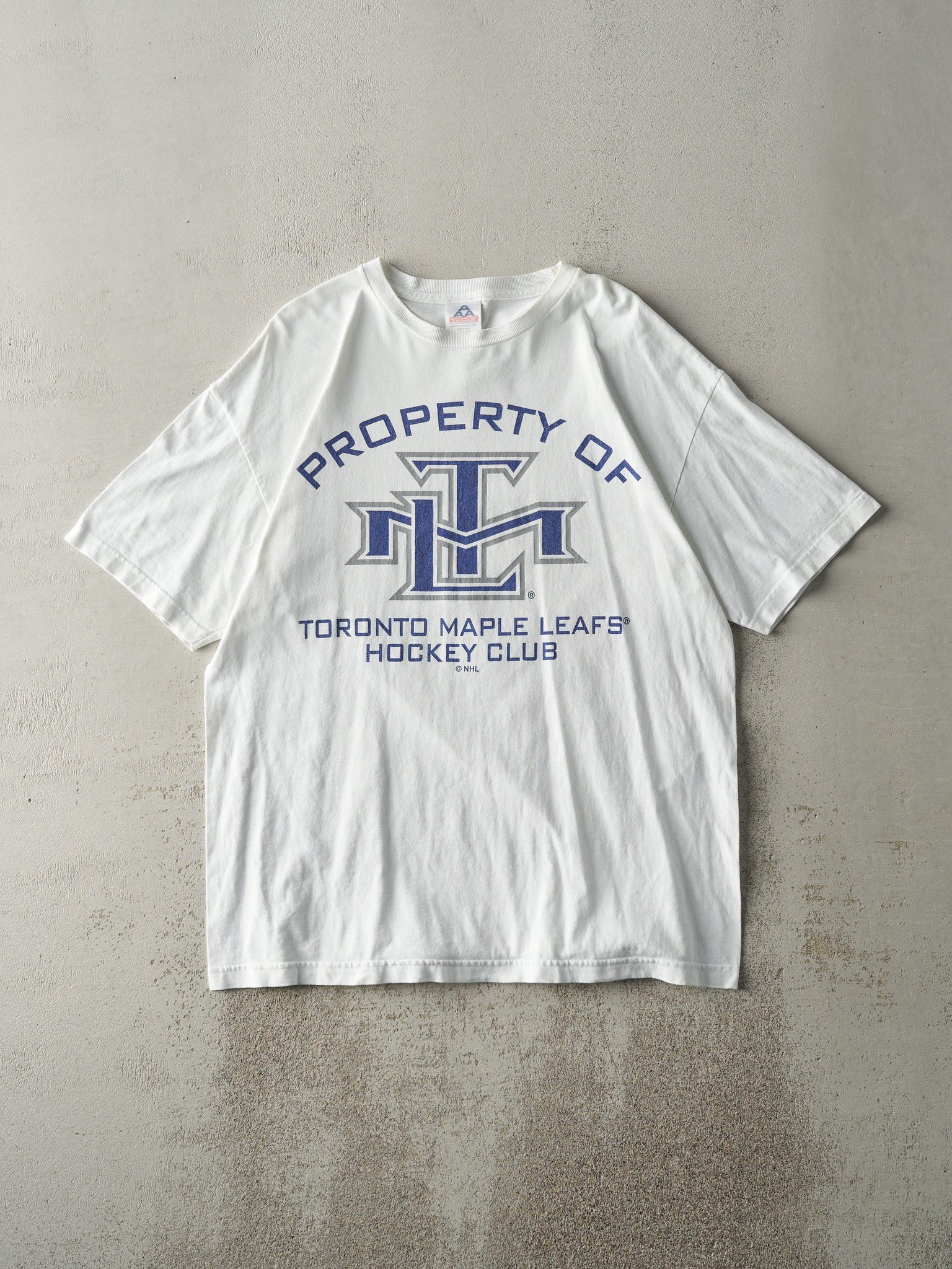 Vintage Y2K White Toronto Maple Leafs Tee (L)