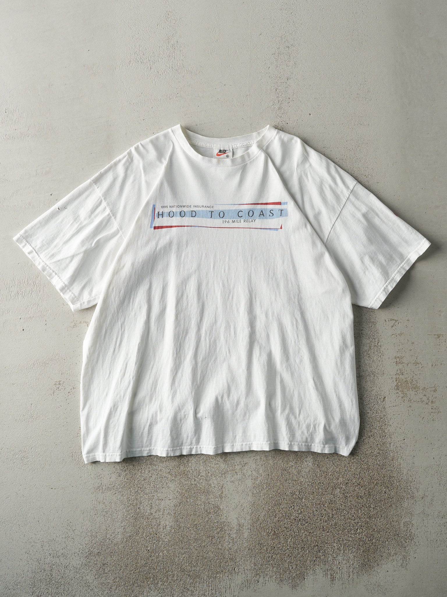 Vintage 95' White Hood to Coast Relay Tee (L)