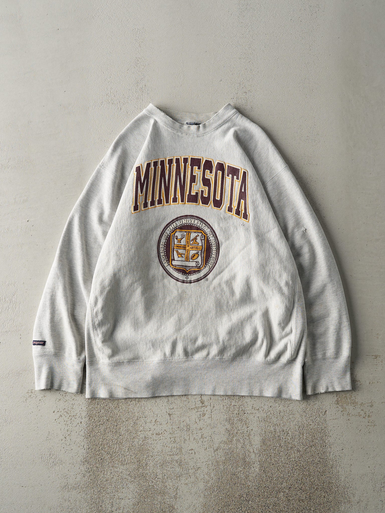 Vintage 90s Grey University of Minnesota Crewneck (L/XL)