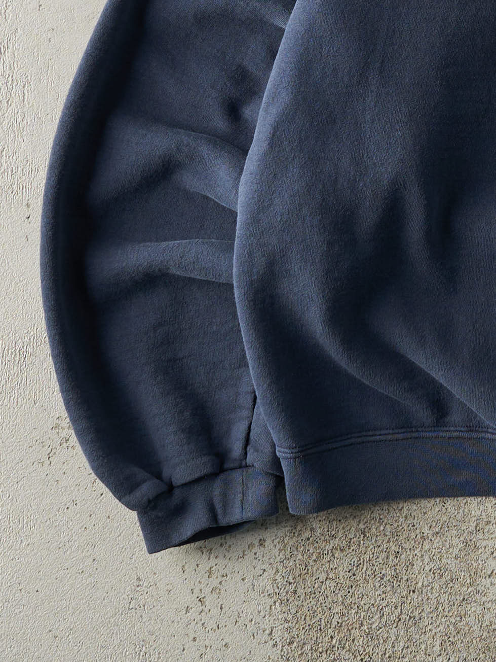 Vintage 90s Navy Blue Champion Blank Boxy Crewneck (L)