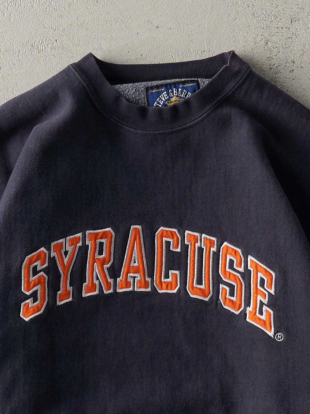 Vintage Y2K Navy Blue Syracuse University Crewneck (M/L)