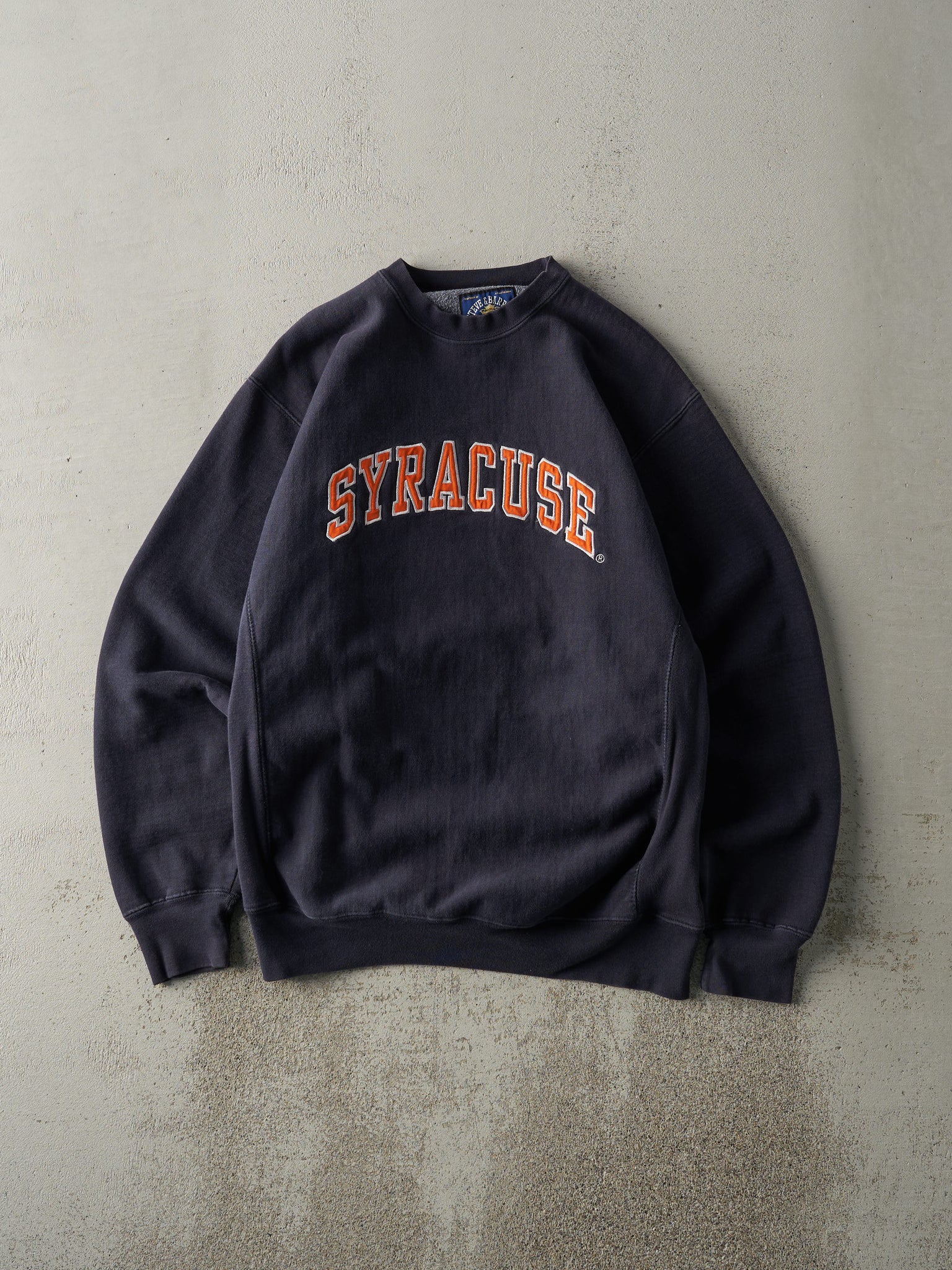 Vintage Y2K Navy Blue Syracuse University Crewneck (M/L)