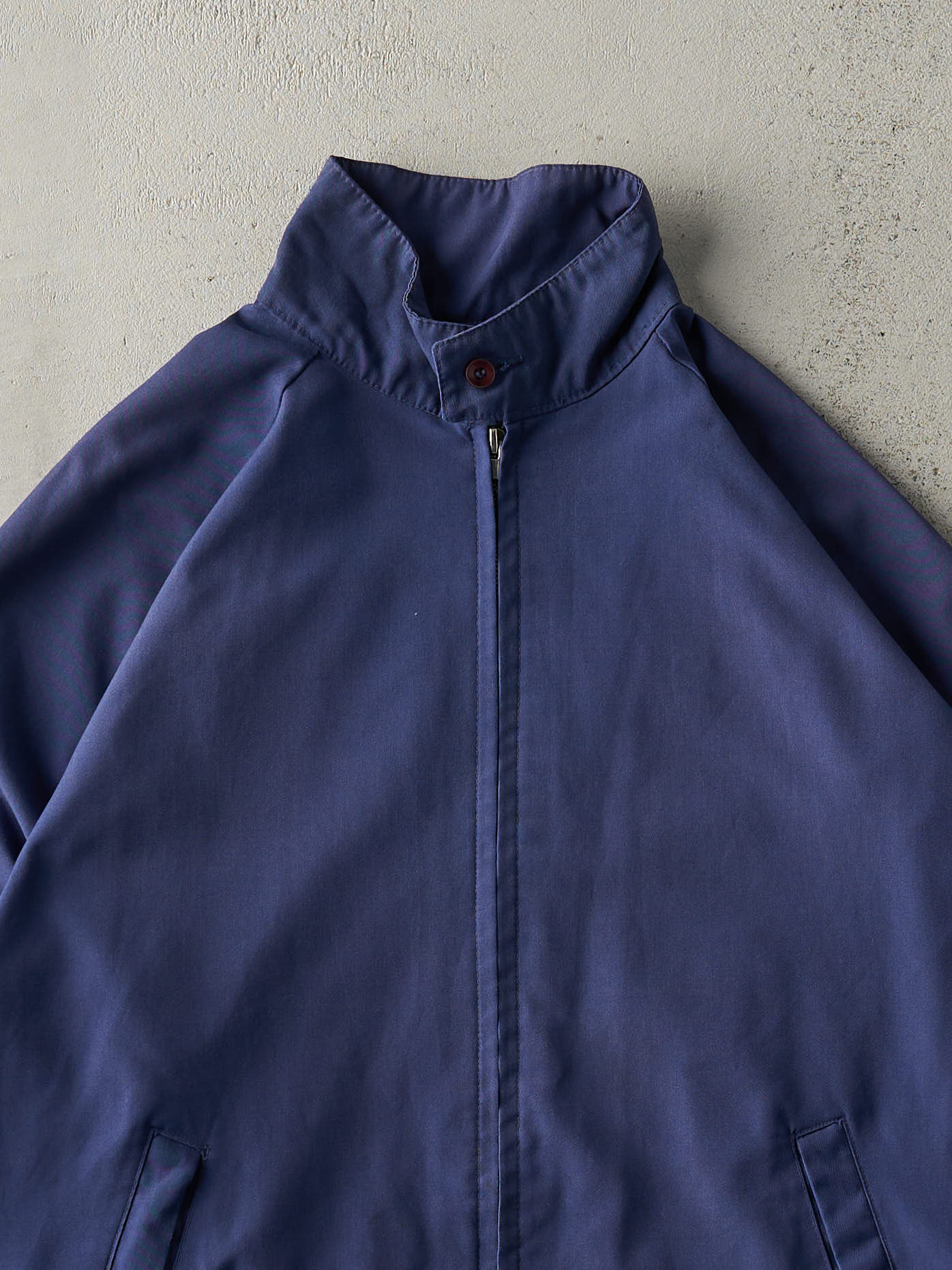 Vintage 80s Navy Blue Paramount Harrington Jacket (L)