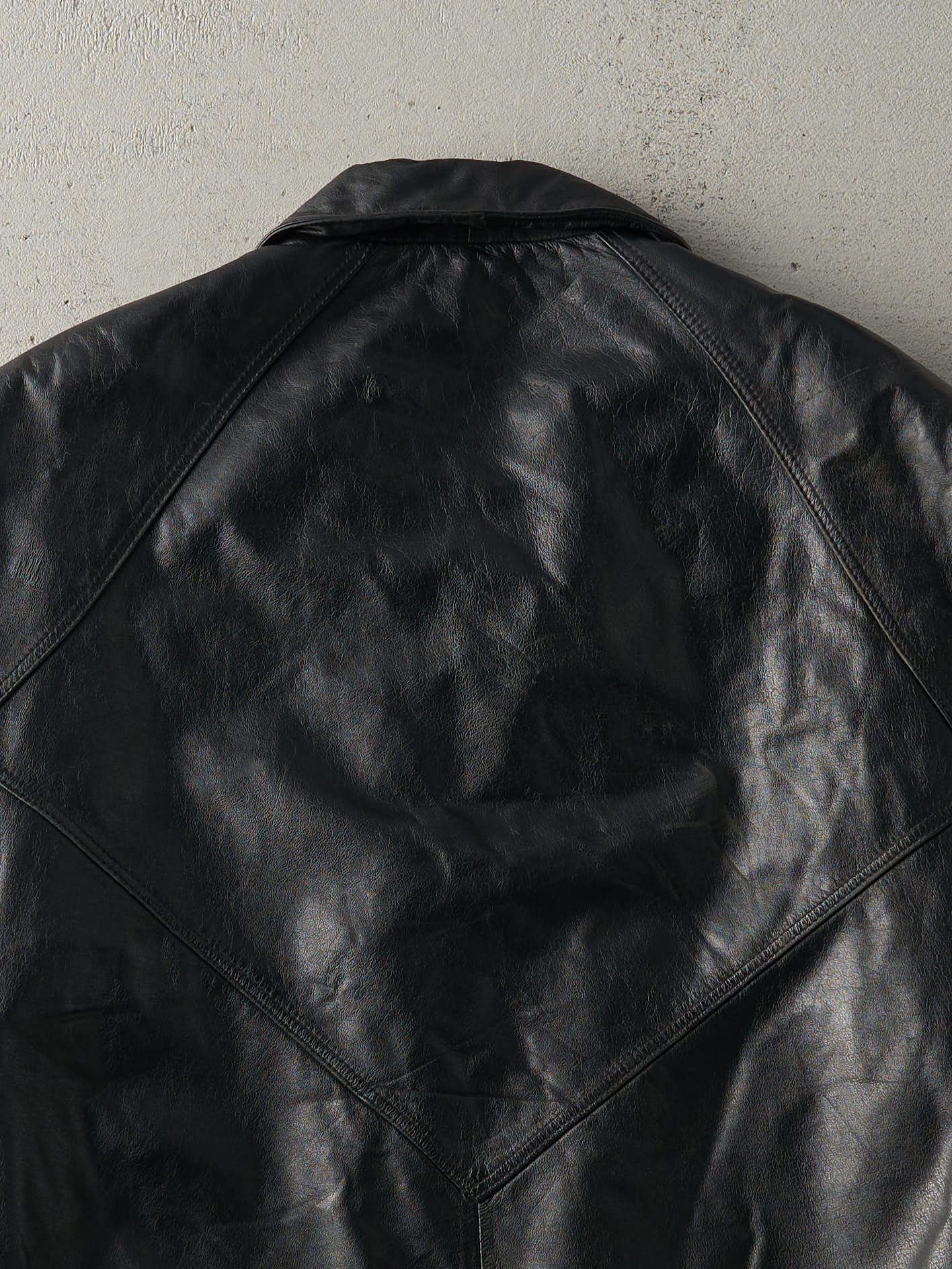 Vintage 90s Black Moores Leather Jacket (M)