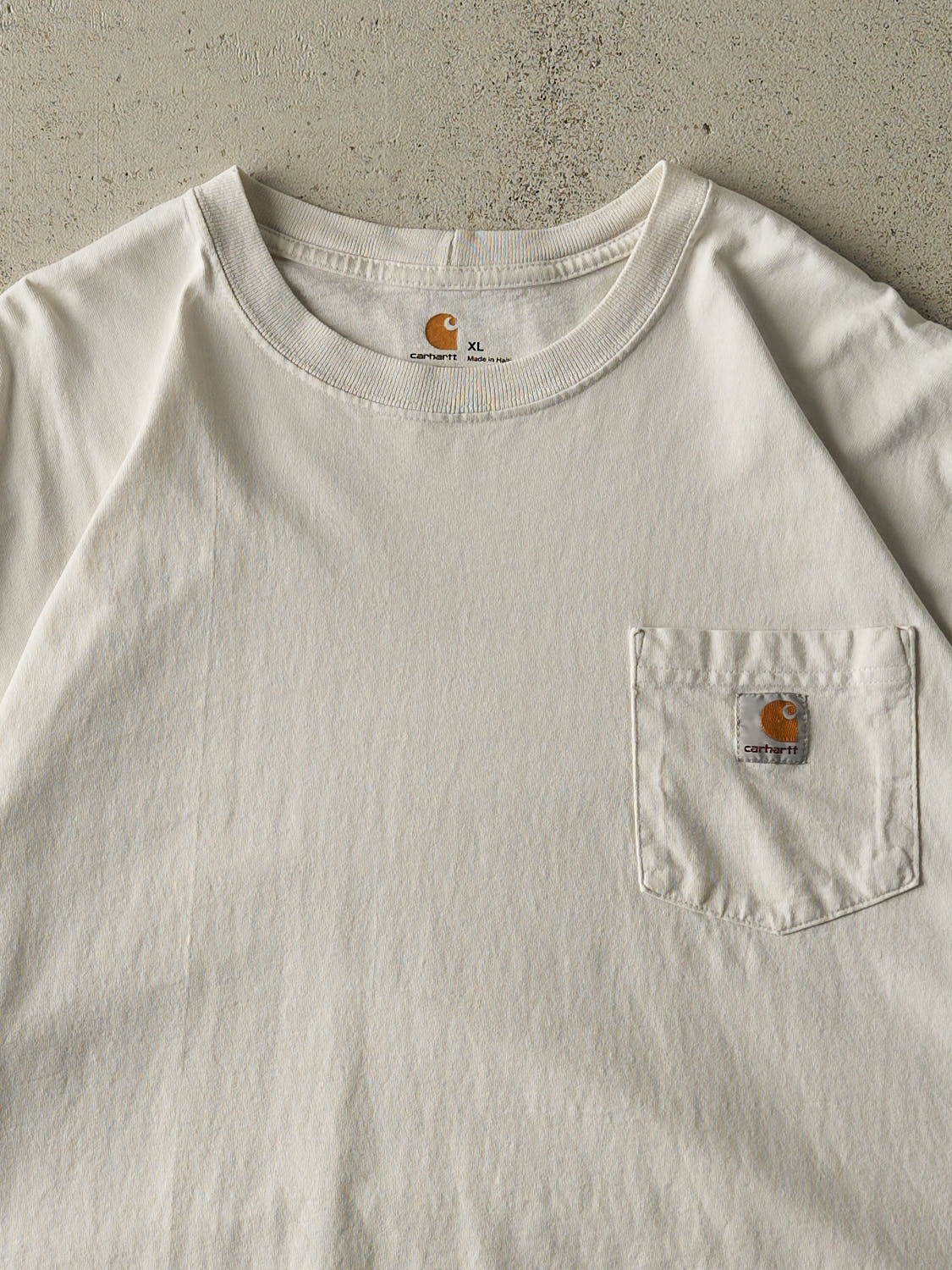 Vintage Y2K White Carhartt Pocket Tee (XL/XXL)